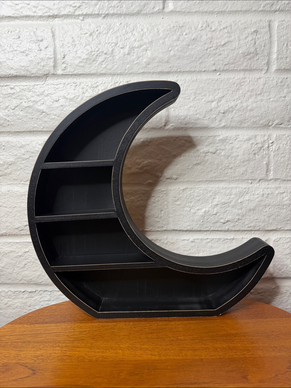 Crescent Moon Table Top Shelf for Crystals or Trinkets